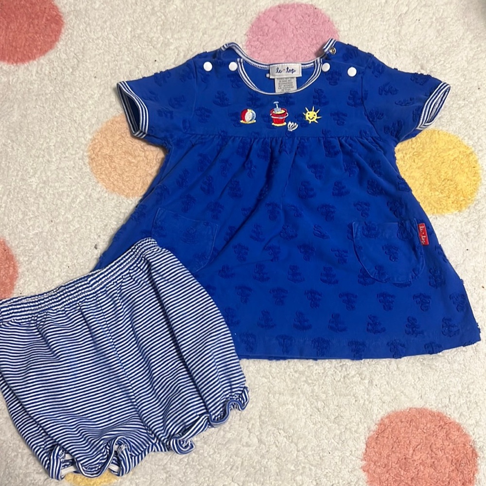 Cutest little beach dress and bloomers